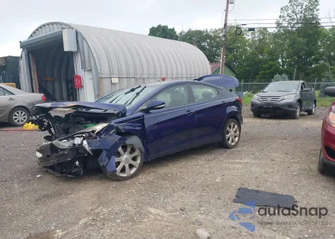 2011 Hyundai Elantra Gls/Limited из США, поврежденный, VIN 5NPDH4AE6BH038124